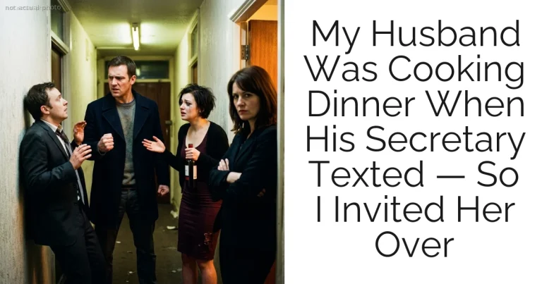 My Husband Was Cooking Dinner When His Secretary Texted — So I Invited Her Over