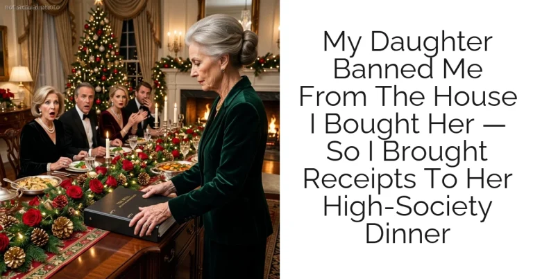 My Daughter Banned Me From The House I Bought Her — So I Brought Receipts To Her High-Society Dinner