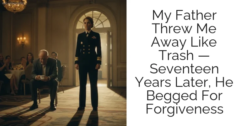 My Father Threw Me Away Like Trash — Seventeen Years Later, He Begged For Forgiveness