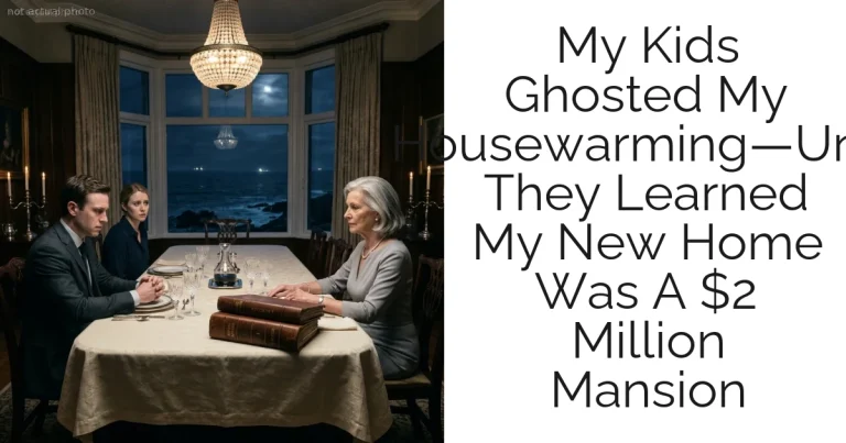 My Kids Ghosted My Housewarming—Until They Learned My New Home Was A $2 Million Mansion