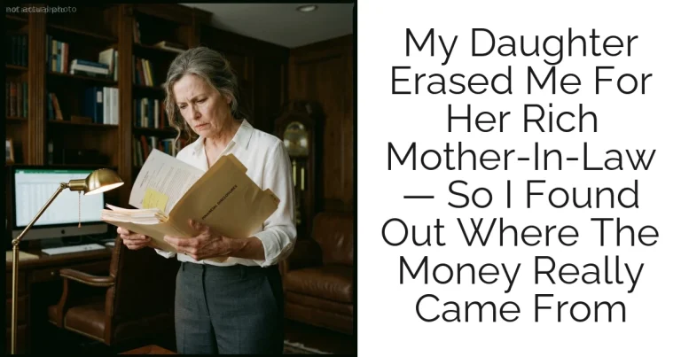 My Daughter Erased Me For Her Rich Mother-In-Law — So I Found Out Where The Money Really Came From