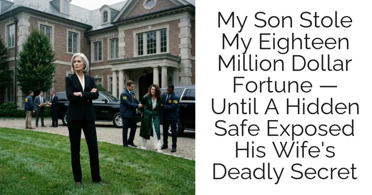 My Son Stole My Eighteen Million Dollar Fortune — Until A Hidden Safe Exposed His Wife's Deadly Secret