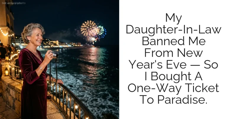 My Daughter-In-Law Banned Me From New Year's Eve — So I Bought A One-Way Ticket To Paradise.