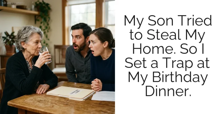 My Son Tried to Steal My Home. So I Set a Trap at My Birthday Dinner.