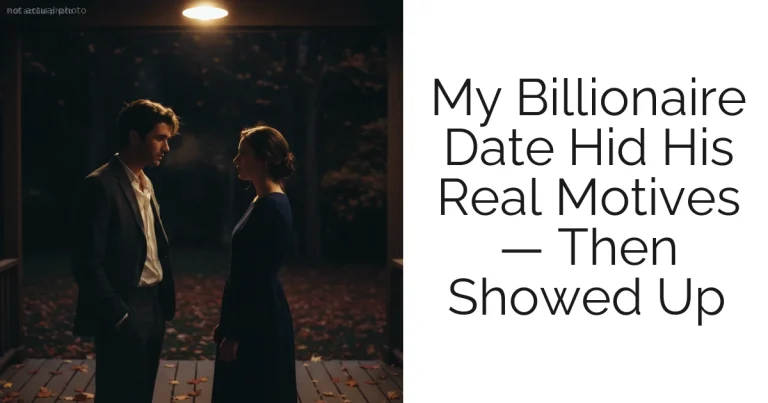 My Billionaire Date Hid His Real Motives — Then Showed Up