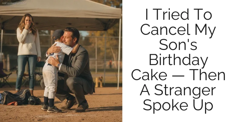 I Tried To Cancel My Son's Birthday Cake — Then A Stranger Spoke Up