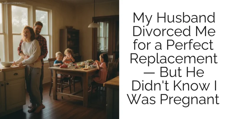 My Husband Divorced Me for a Perfect Replacement — But He Didn't Know I Was Pregnant