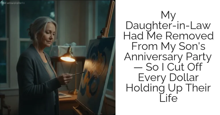 My Daughter-in-Law Had Me Removed From My Son's Anniversary Party — So I Cut Off Every Dollar Holding Up Their Life