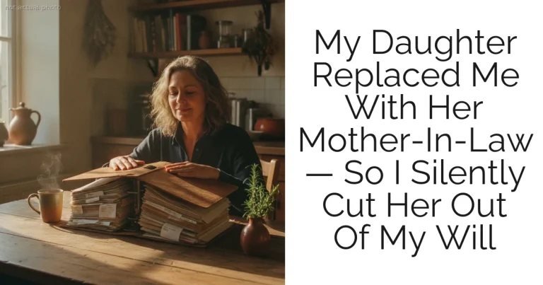 My Daughter Replaced Me With Her Mother-In-Law — So I Silently Cut Her Out Of My Will