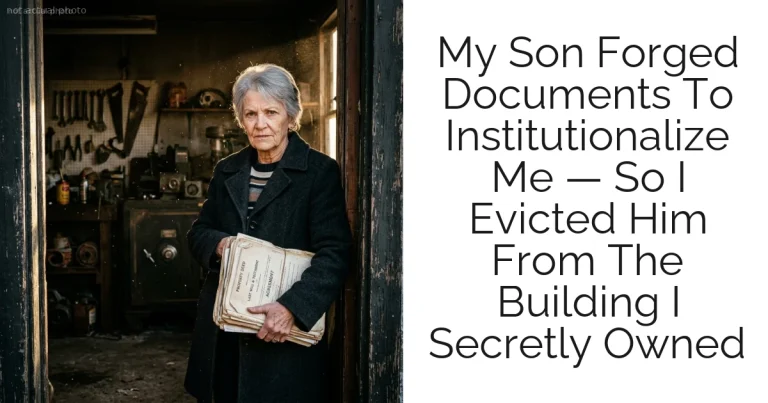 My Son Forged Documents To Institutionalize Me — So I Evicted Him From The Building I Secretly Owned