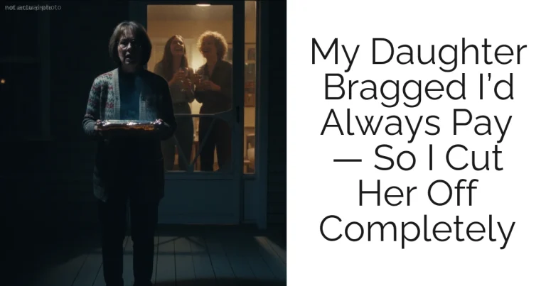 My Daughter Bragged I’d Always Pay — So I Cut Her Off Completely
