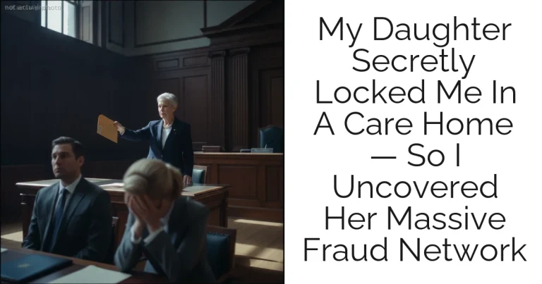 My Daughter Secretly Locked Me In A Care Home — So I Uncovered Her Massive Fraud Network