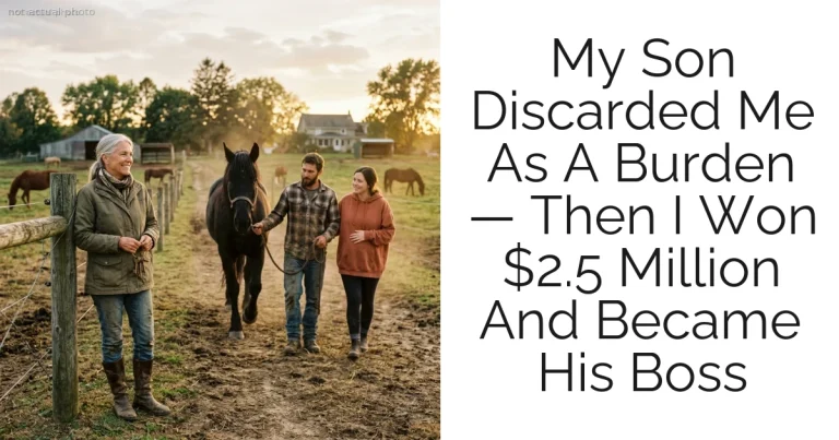 My Son Discarded Me As A Burden — Then I Won $2.5 Million And Became His Boss