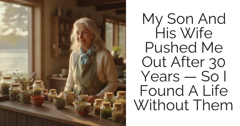 My Son And His Wife Pushed Me Out After 30 Years — So I Found A Life Without Them