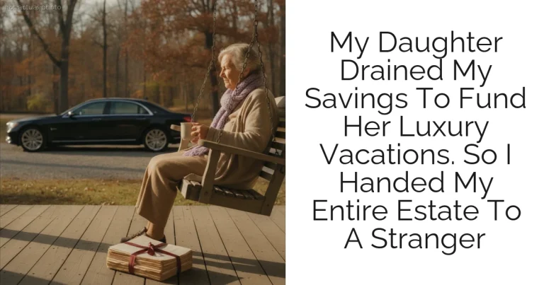 My Daughter Drained My Savings To Fund Her Luxury Vacations. So I Handed My Entire Estate To A Stranger