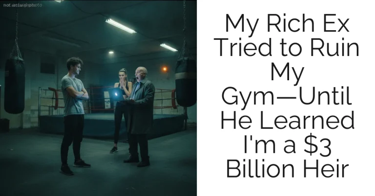 My Rich Ex Tried to Ruin My Gym—Until He Learned I'm a $3 Billion Heir