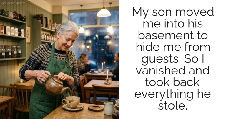 My son moved me into his basement to hide me from guests. So I vanished and took back everything he stole.
