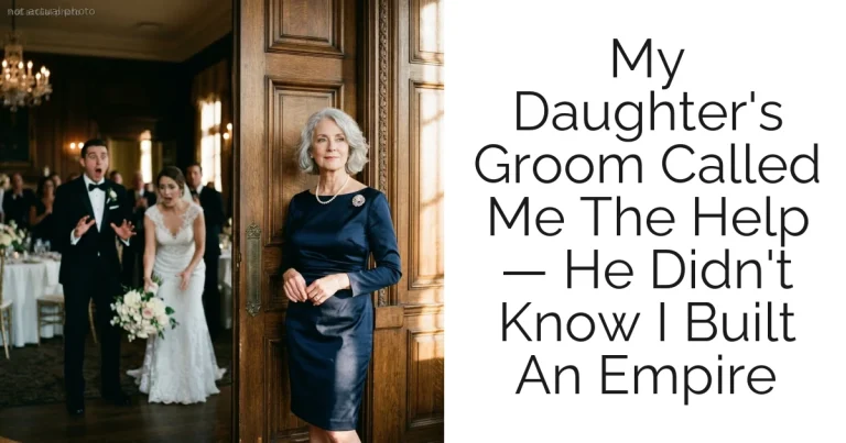 My Daughter's Groom Called Me The Help — He Didn't Know I Built An Empire