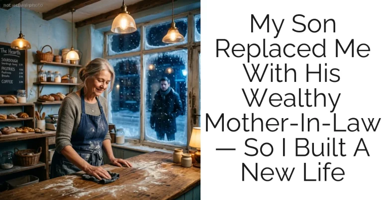 My Son Replaced Me With His Wealthy Mother-In-Law — So I Built A New Life