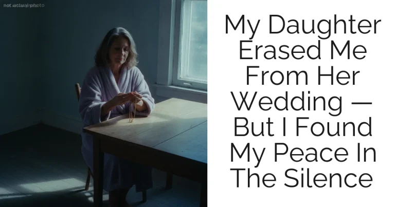 My Daughter Erased Me From Her Wedding — But I Found My Peace In The Silence