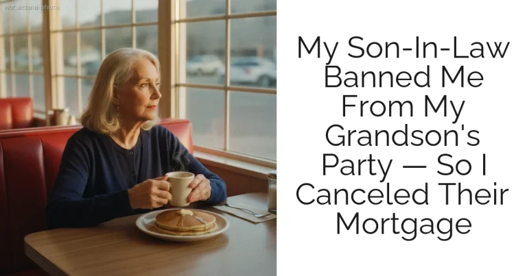 My Son-In-Law Banned Me From My Grandson's Party — So I Canceled Their Mortgage