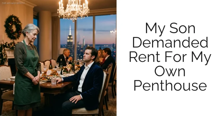My Son Demanded Rent For My Own Penthouse