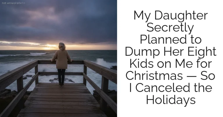 My Daughter Secretly Planned to Dump Her Eight Kids on Me for Christmas — So I Canceled the Holidays