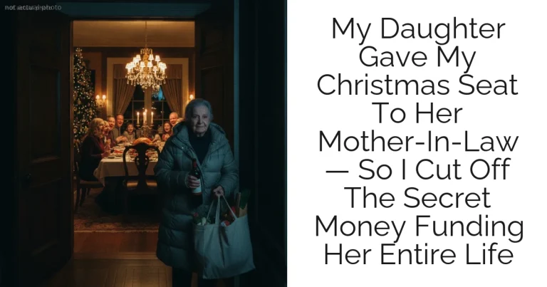 My Daughter Gave My Christmas Seat To Her Mother-In-Law — So I Cut Off The Secret Money Funding Her Entire Life