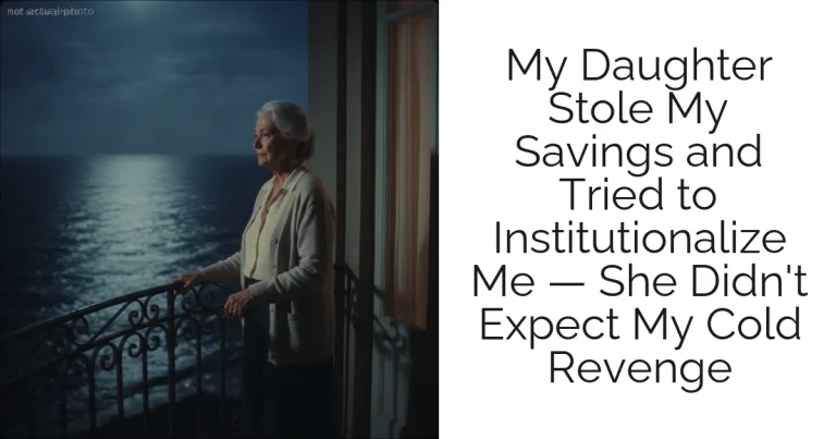 My Daughter Stole My Savings and Tried to Institutionalize Me — She Didn't Expect My Cold Revenge