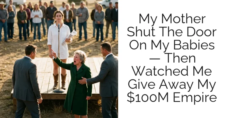 My Mother Shut The Door On My Babies — Then Watched Me Give Away My $100M Empire