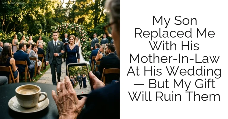 My Son Replaced Me With His Mother-In-Law At His Wedding — But My Gift Will Ruin Them