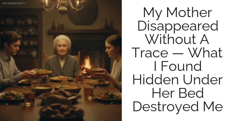 My Mother Disappeared Without A Trace — What I Found Hidden Under Her Bed Destroyed Me