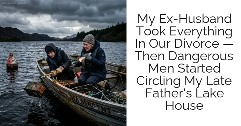 My Ex-Husband Took Everything In Our Divorce — Then Dangerous Men Started Circling My Late Father's Lake House