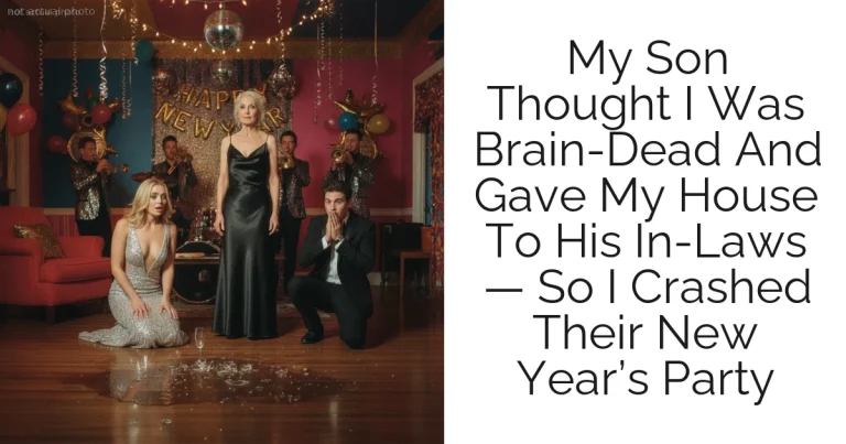 My Son Thought I Was Brain-Dead And Gave My House To His In-Laws — So I Crashed Their New Year’s Party