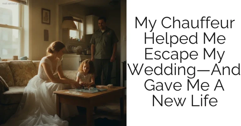 My Chauffeur Helped Me Escape My Wedding—And Gave Me A New Life