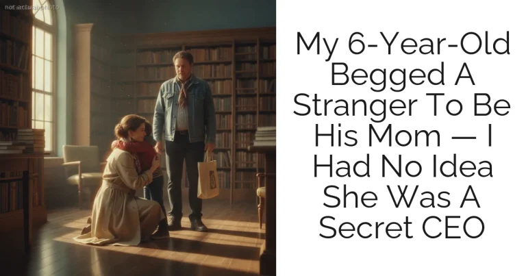 My 6-Year-Old Begged A Stranger To Be His Mom — I Had No Idea She Was A Secret CEO
