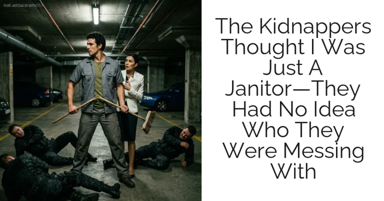 The Kidnappers Thought I Was Just A Janitor—They Had No Idea Who They Were Messing With