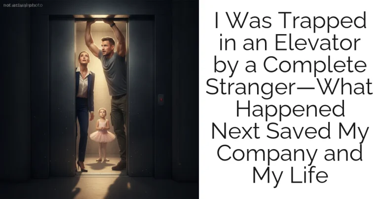 I Was Trapped in an Elevator by a Complete Stranger—What Happened Next Saved My Company and My Life