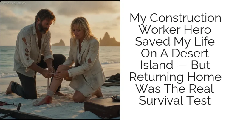My Construction Worker Hero Saved My Life On A Desert Island — But Returning Home Was The Real Survival Test