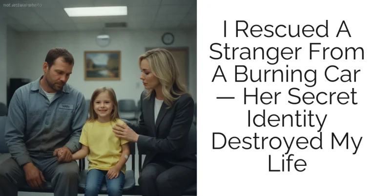 I Rescued A Stranger From A Burning Car — Her Secret Identity Destroyed My Life