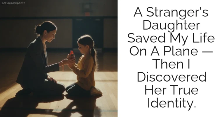 A Stranger's Daughter Saved My Life On A Plane — Then I Discovered Her True Identity.