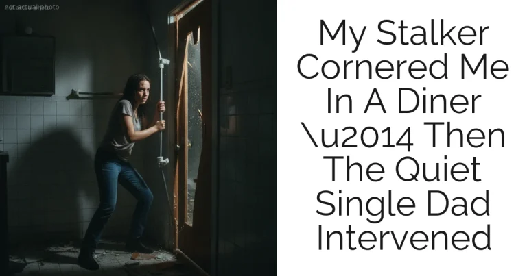 My Stalker Cornered Me In A Diner u2014 Then The Quiet Single Dad Intervened