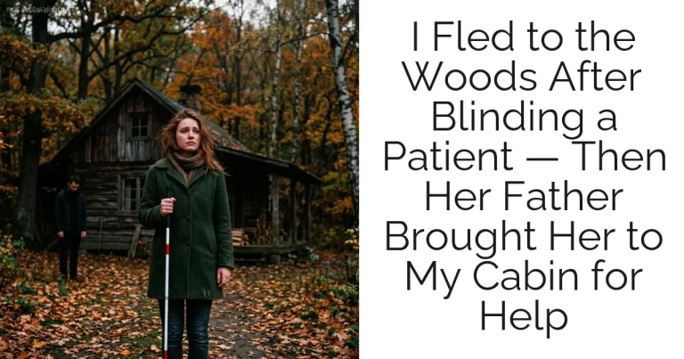 I Fled to the Woods After Blinding a Patient — Then Her Father Brought Her to My Cabin for Help