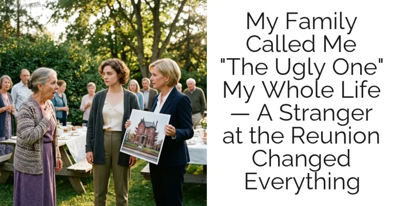 My Family Called Me "The Ugly One" My Whole Life — A Stranger at the Reunion Changed Everything