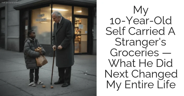 My 10-Year-Old Self Carried A Stranger's Groceries — What He Did Next Changed My Entire Life