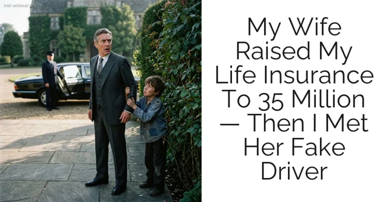 My Wife Raised My Life Insurance To 35 Million — Then I Met Her Fake Driver