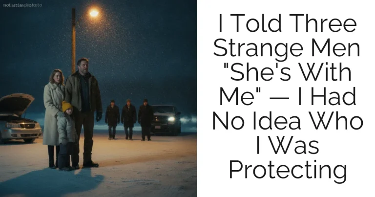 I Told Three Strange Men "She's With Me" — I Had No Idea Who I Was Protecting