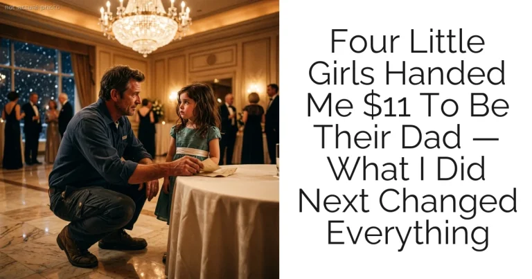 Four Little Girls Handed Me $11 To Be Their Dad — What I Did Next Changed Everything