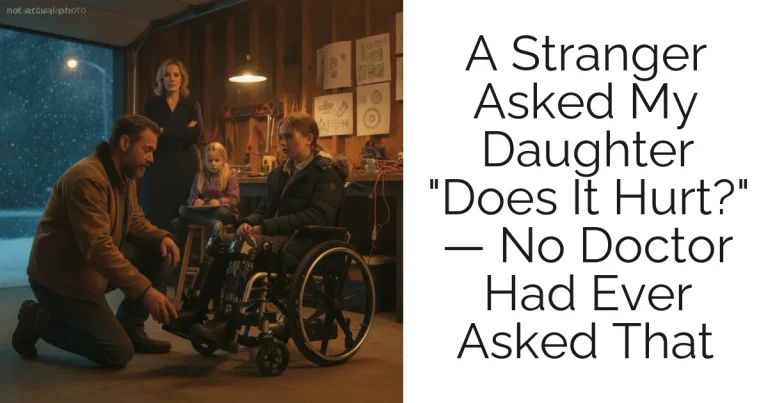 A Stranger Asked My Daughter "Does It Hurt?" — No Doctor Had Ever Asked That