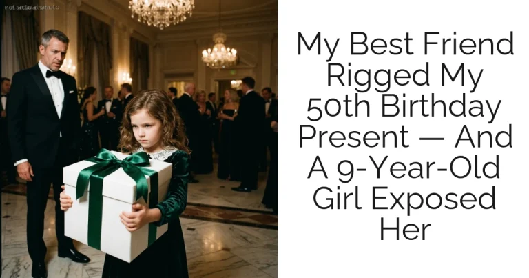 My Best Friend Rigged My 50th Birthday Present — And A 9-Year-Old Girl Exposed Her